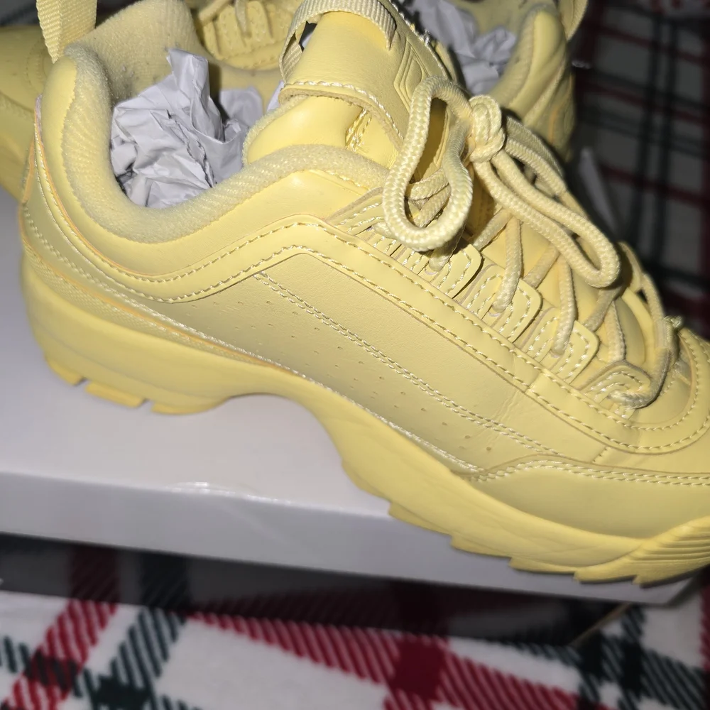 Fila Disruptor II Premium Yellow Sneakers - Picture 5 of 9